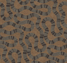 AB3001 Ophidia Brown Artifacts Wallpaper by York Wallcoverings
