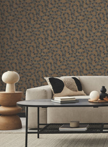 AB3001 Ophidia Brown Artifacts Wallpaper by York Wallcoverings
