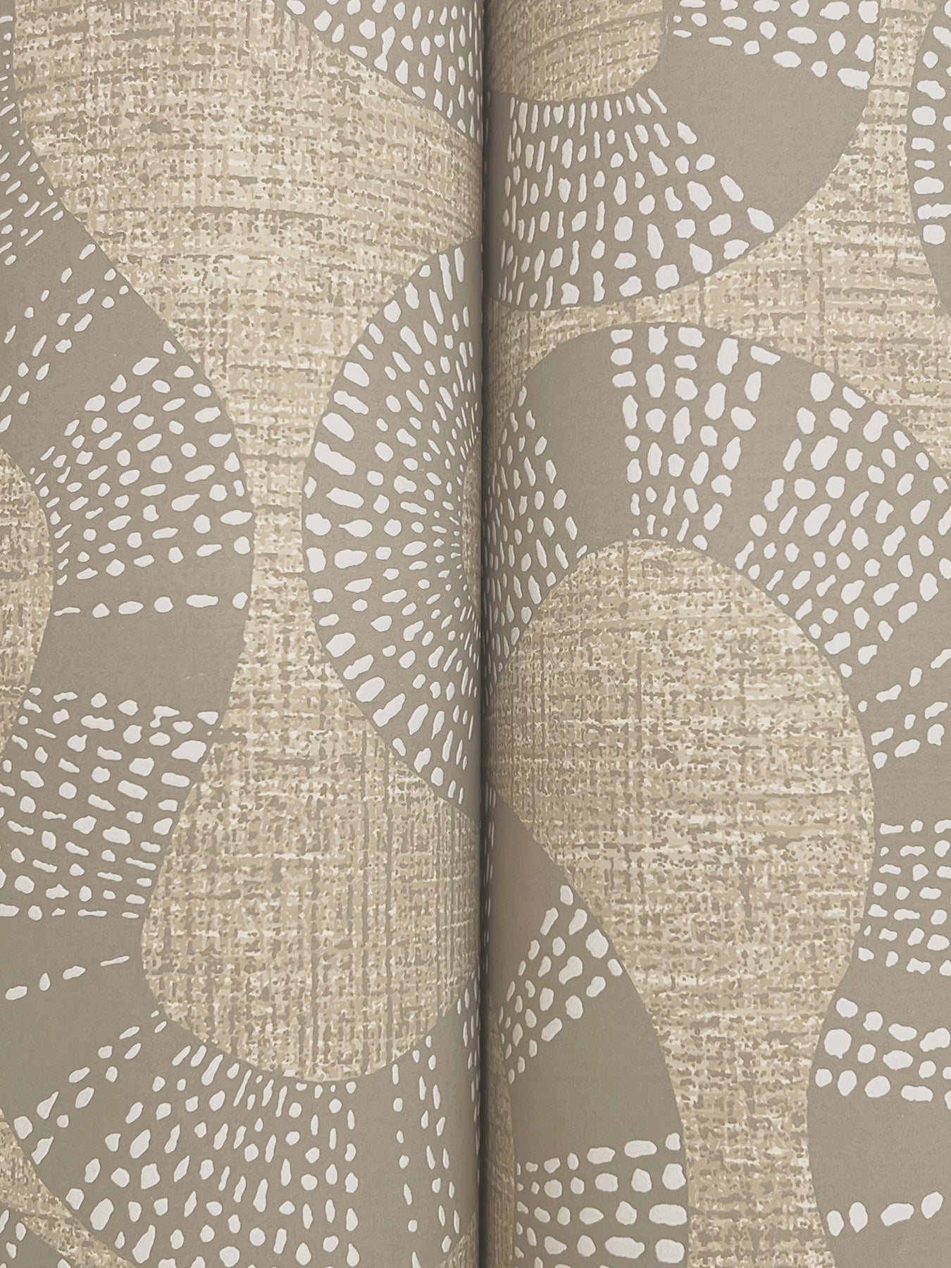 AB3003 Ophidia Taupe Artifacts Wallpaper by York Wallcoverings