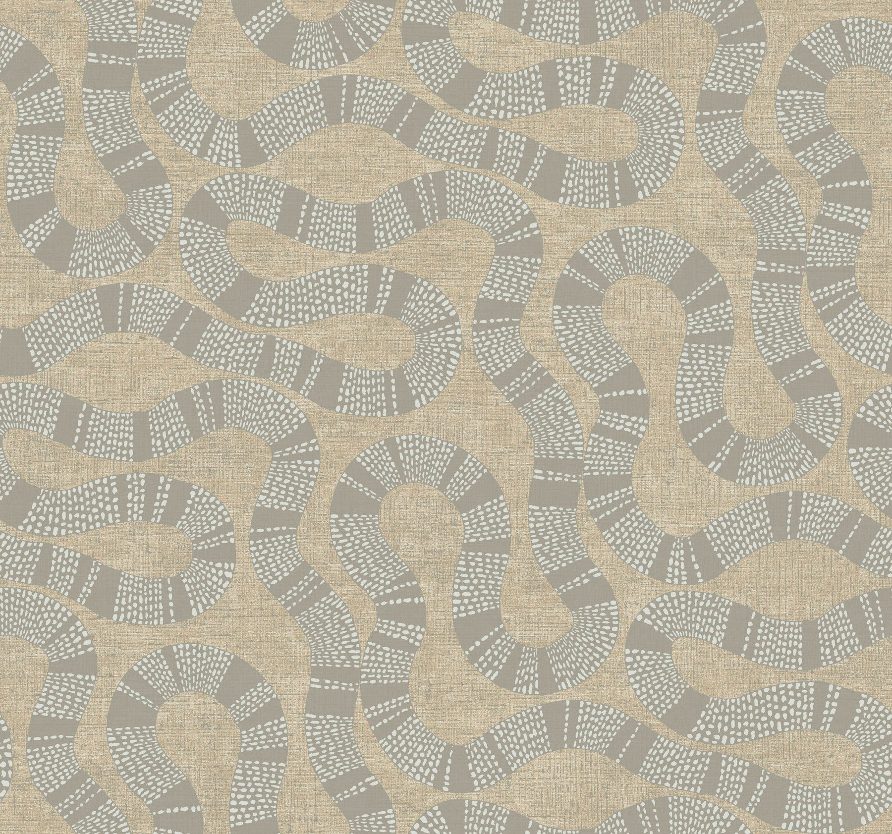 AB3003 Ophidia Taupe Artifacts Wallpaper by York Wallcoverings