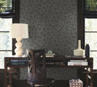 AB3004 Ophidia Black Artifacts Wallpaper by York Wallcoverings