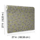 AB3005 Ophidia Olive Artifacts Wallpaper by York Wallcoverings
