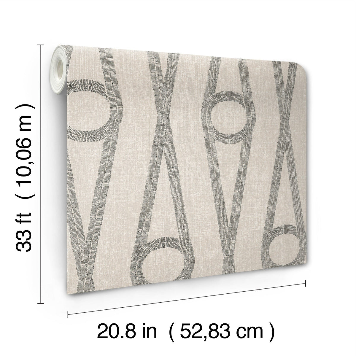 AB3011 Henlein Putty Artifacts Wallpaper by York Wallcoverings