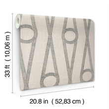 AB3011 Henlein Putty Artifacts Wallpaper by York Wallcoverings