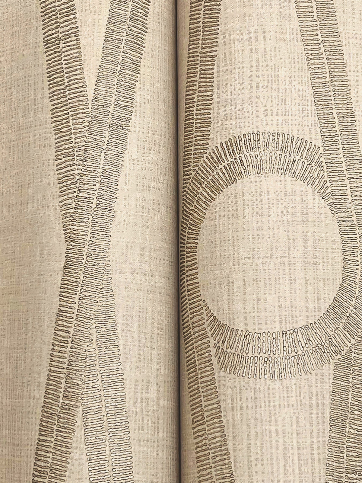 AB3012 Henlein Gold Artifacts Wallpaper by York Wallcoverings