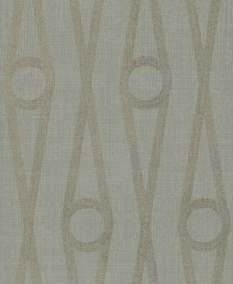 AB3013 Henlein Grey Artifacts Wallpaper by York Wallcoverings