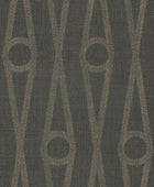 AB3014 Henlein Charcoal Artifacts Wallpaper by York Wallcoverings