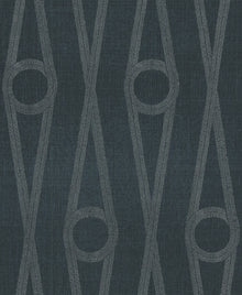 AB3015 Henlein Indigo Artifacts Wallpaper by York Wallcoverings