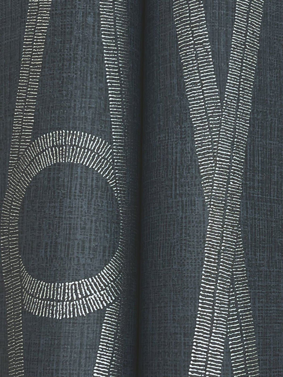 AB3015 Henlein Indigo Artifacts Wallpaper by York Wallcoverings