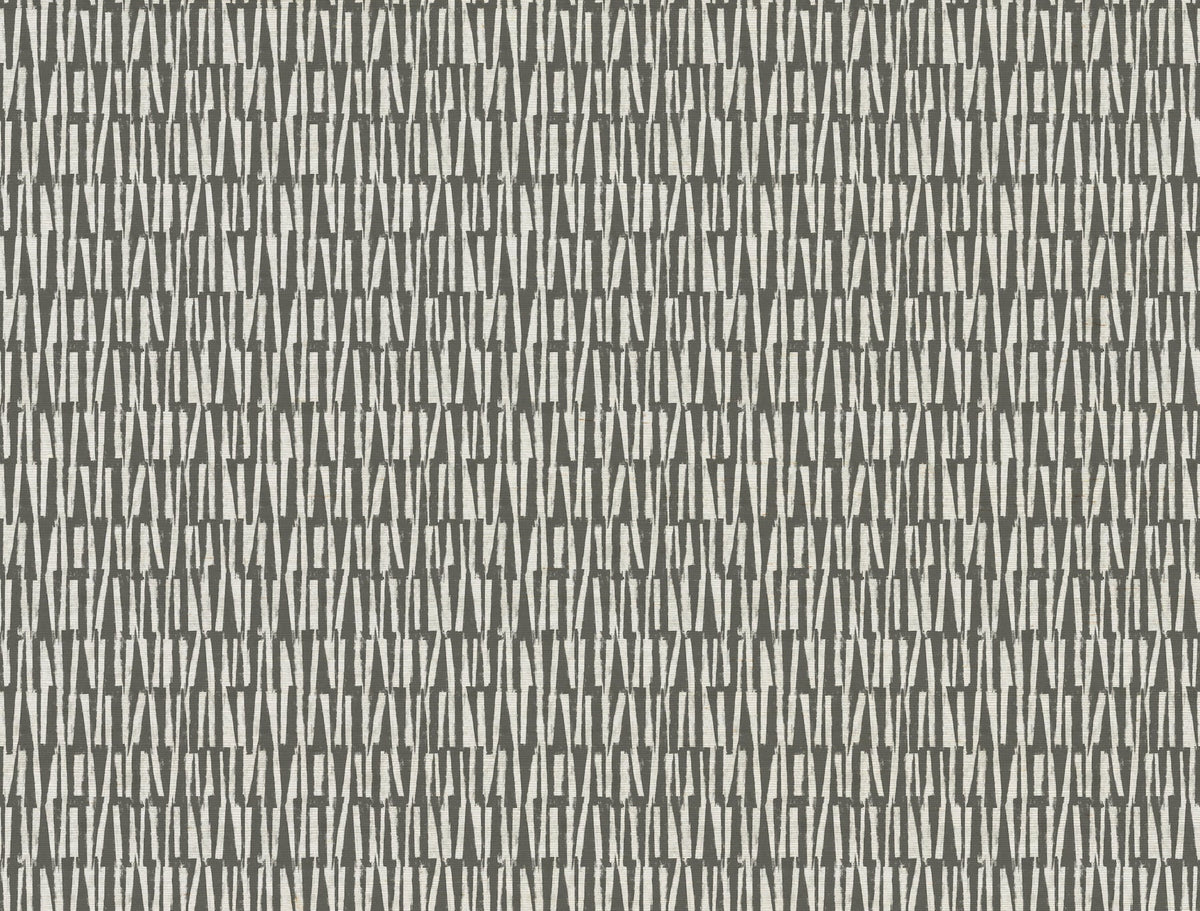 AB3042 Thatched Black Artifacts Wallpaper by York Wallcoverings
