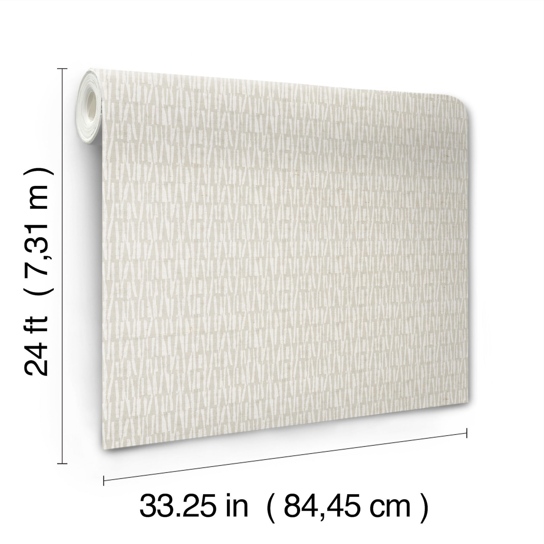 AB3043 Thatched Grey Artifacts Wallpaper by York Wallcoverings