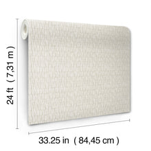 AB3043 Thatched Grey Artifacts Wallpaper by York Wallcoverings