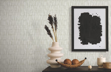 AB3043 Thatched Grey Artifacts Wallpaper by York Wallcoverings