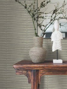 AB3052 Iringa Putty Artifacts Wallpaper by York Wallcoverings