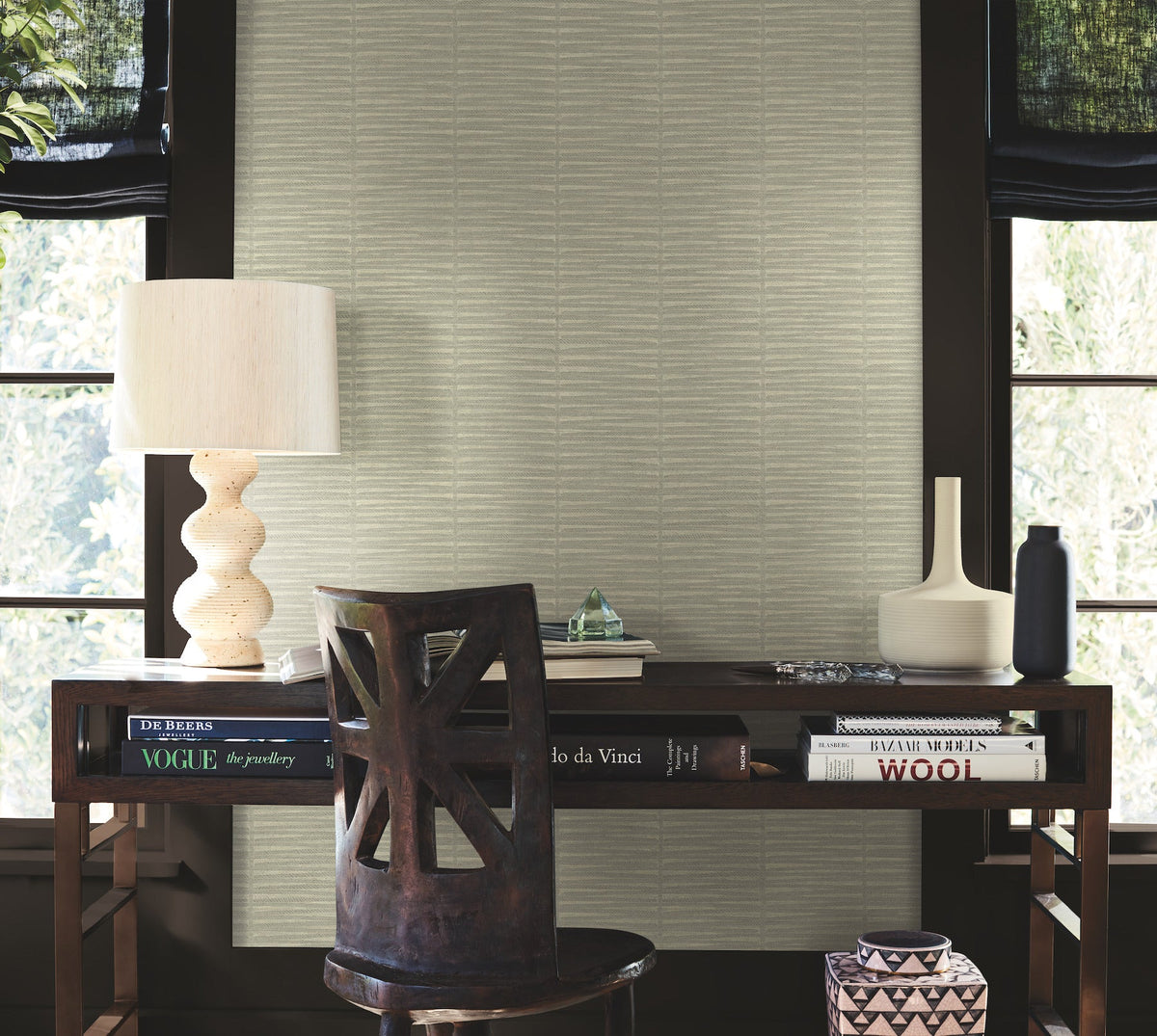 AB3053 Iringa Linen Artifacts Wallpaper by York Wallcoverings