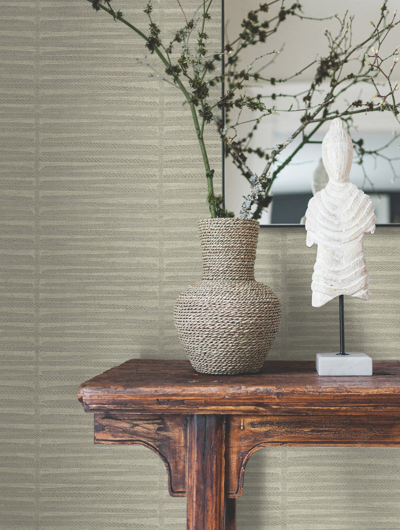 AB3053 Iringa Linen Artifacts Wallpaper by York Wallcoverings