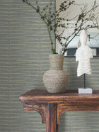 AB3054 Iringa Indigo Artifacts Wallpaper by York Wallcoverings