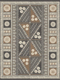 Tapa Sienna Artifacts Mural by York Wallcoverings