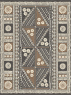 AB3057M Tapa Sienna Artifacts Mural by York Wallcoverings