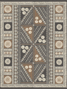 AB3057M Tapa Sienna Artifacts Mural by York Wallcoverings