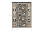 AB3057M Tapa Sienna Artifacts Mural by York Wallcoverings