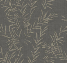 AB3061 Allerton Bamboo Black Artifacts Wallpaper by York Wallcoverings