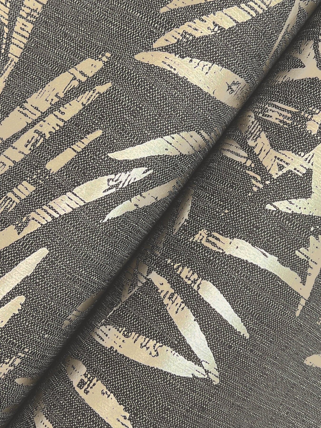 AB3061 Allerton Bamboo Black Artifacts Wallpaper by York Wallcoverings