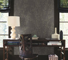 AB3061 Allerton Bamboo Black Artifacts Wallpaper by York Wallcoverings