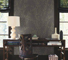 AB3061 Allerton Bamboo Black Artifacts Wallpaper by York Wallcoverings