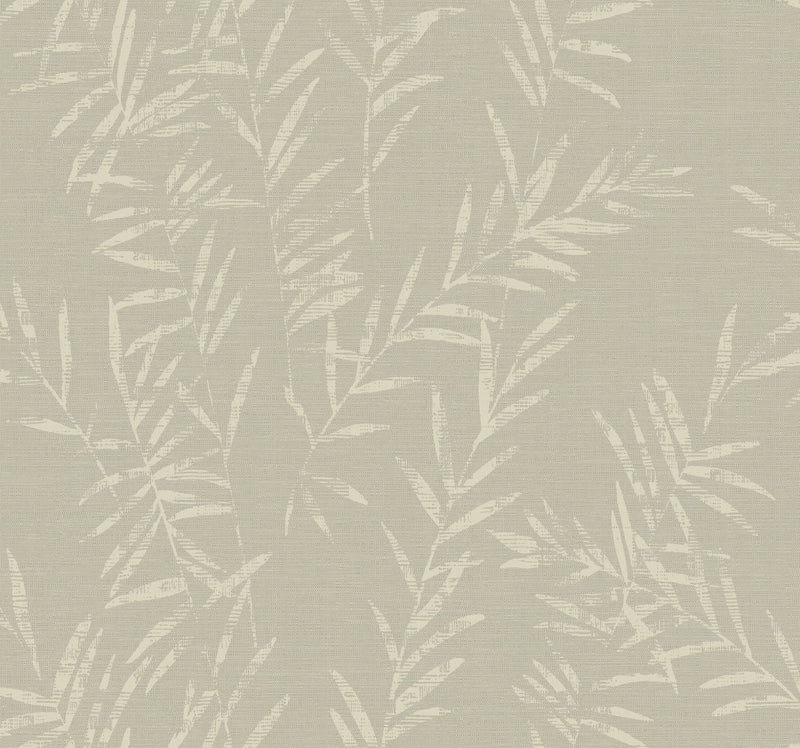 AB3062 Allerton Bamboo Taupe Artifacts Wallpaper by York Wallcoverings