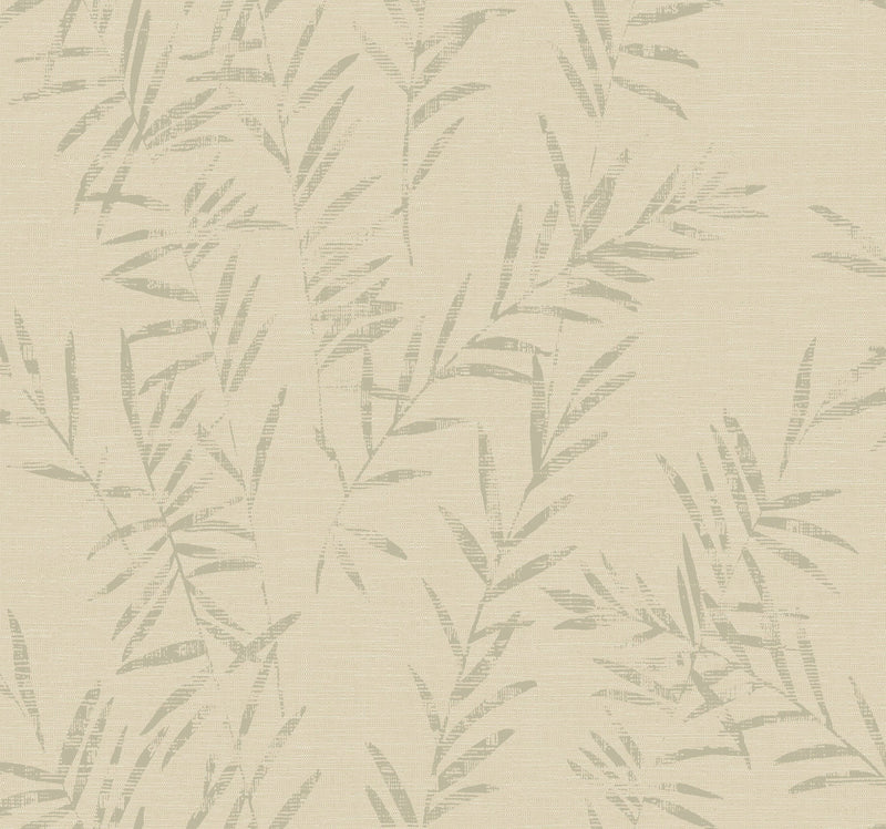 AB3063 Allerton Bamboo Linen Artifacts Wallpaper by York Wallcoverings