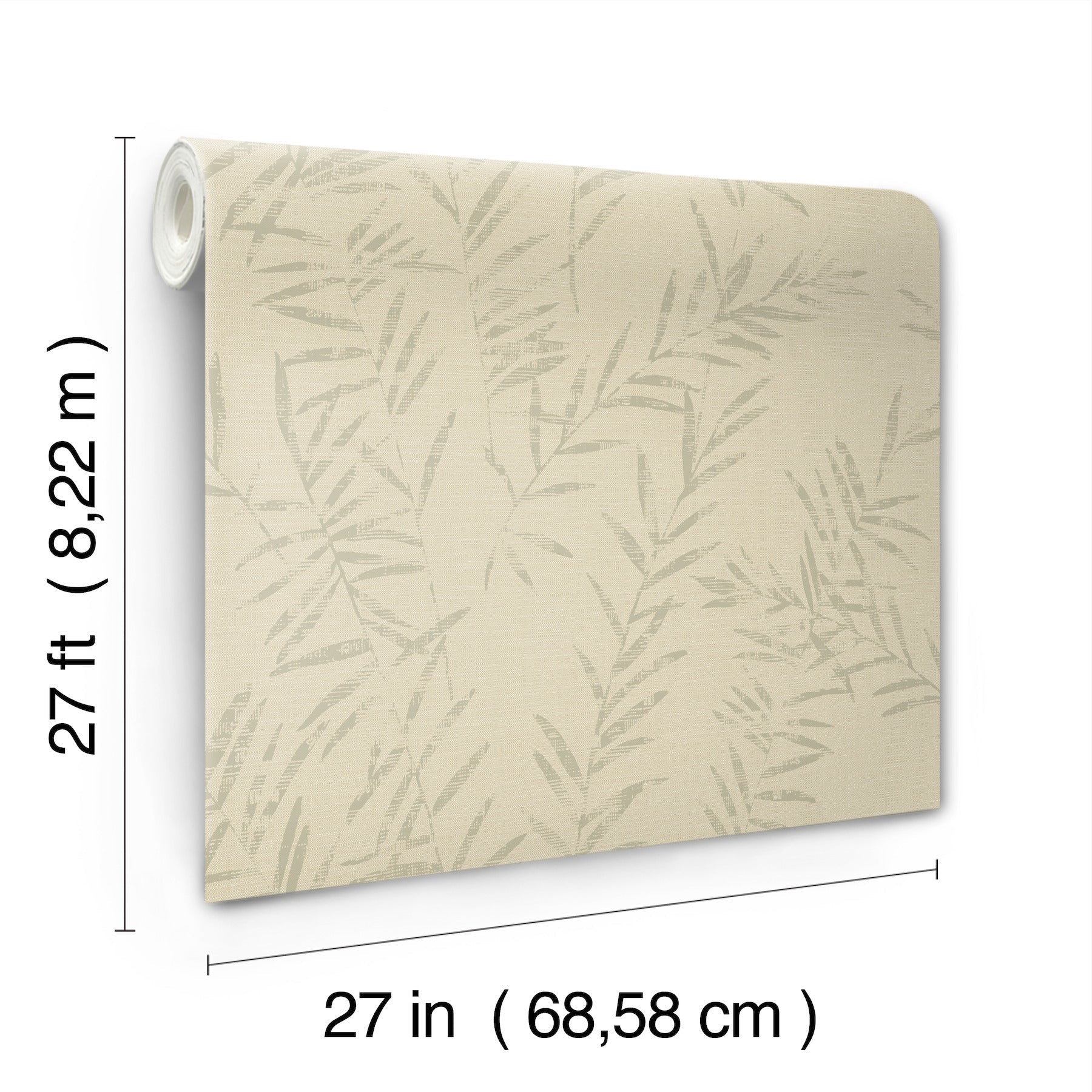 AB3063 Allerton Bamboo Linen Artifacts Wallpaper by York Wallcoverings