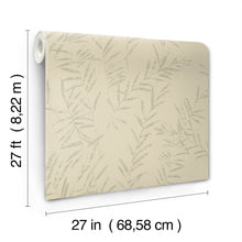 AB3063 Allerton Bamboo Linen Artifacts Wallpaper by York Wallcoverings