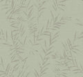 Allerton Bamboo Sage Artifacts Wallpaper by York Wallcoverings
