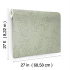 AB3064 Allerton Bamboo Sage Artifacts Wallpaper by York Wallcoverings