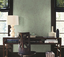AB3064 Allerton Bamboo Sage Artifacts Wallpaper by York Wallcoverings
