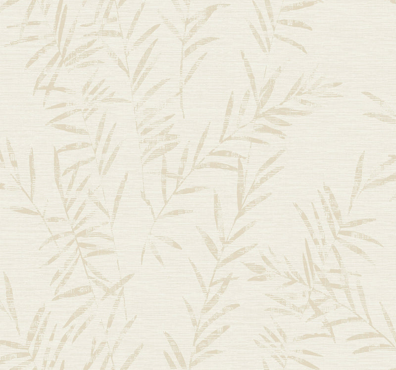 AB3065 Allerton Bamboo Alabaster Artifacts Wallpaper by York Wallcoverings