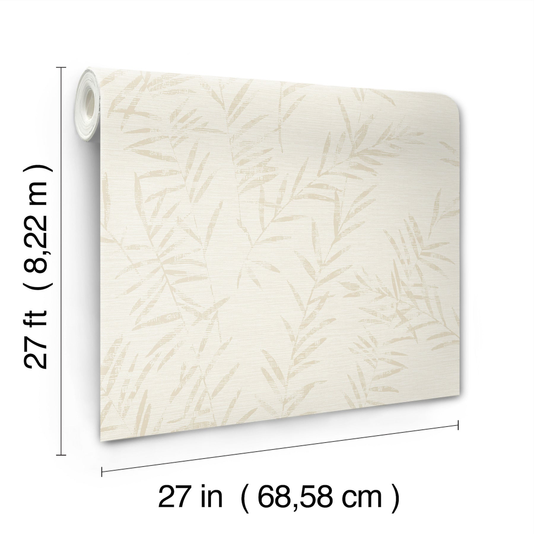 AB3065 Allerton Bamboo Alabaster Artifacts Wallpaper by York Wallcoverings