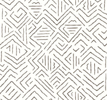 AB3081 Sirih Black Artifacts Wallpaper by York Wallcoverings