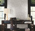 AB3081 Sirih Black Artifacts Wallpaper by York Wallcoverings