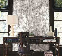 AB3081 Sirih Black Artifacts Wallpaper by York Wallcoverings