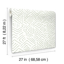 AB3082 Sirih Sage Artifacts Wallpaper by York Wallcoverings