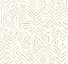 AB3084 Sirih Ochre Artifacts Wallpaper by York Wallcoverings
