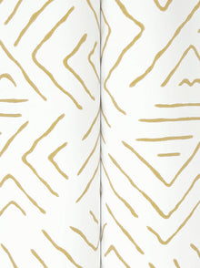 AB3084 Sirih Ochre Artifacts Wallpaper by York Wallcoverings