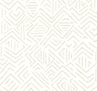 AB3085 Sirih Beige Artifacts Wallpaper by York Wallcoverings