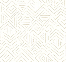 AB3085 Sirih Beige Artifacts Wallpaper by York Wallcoverings