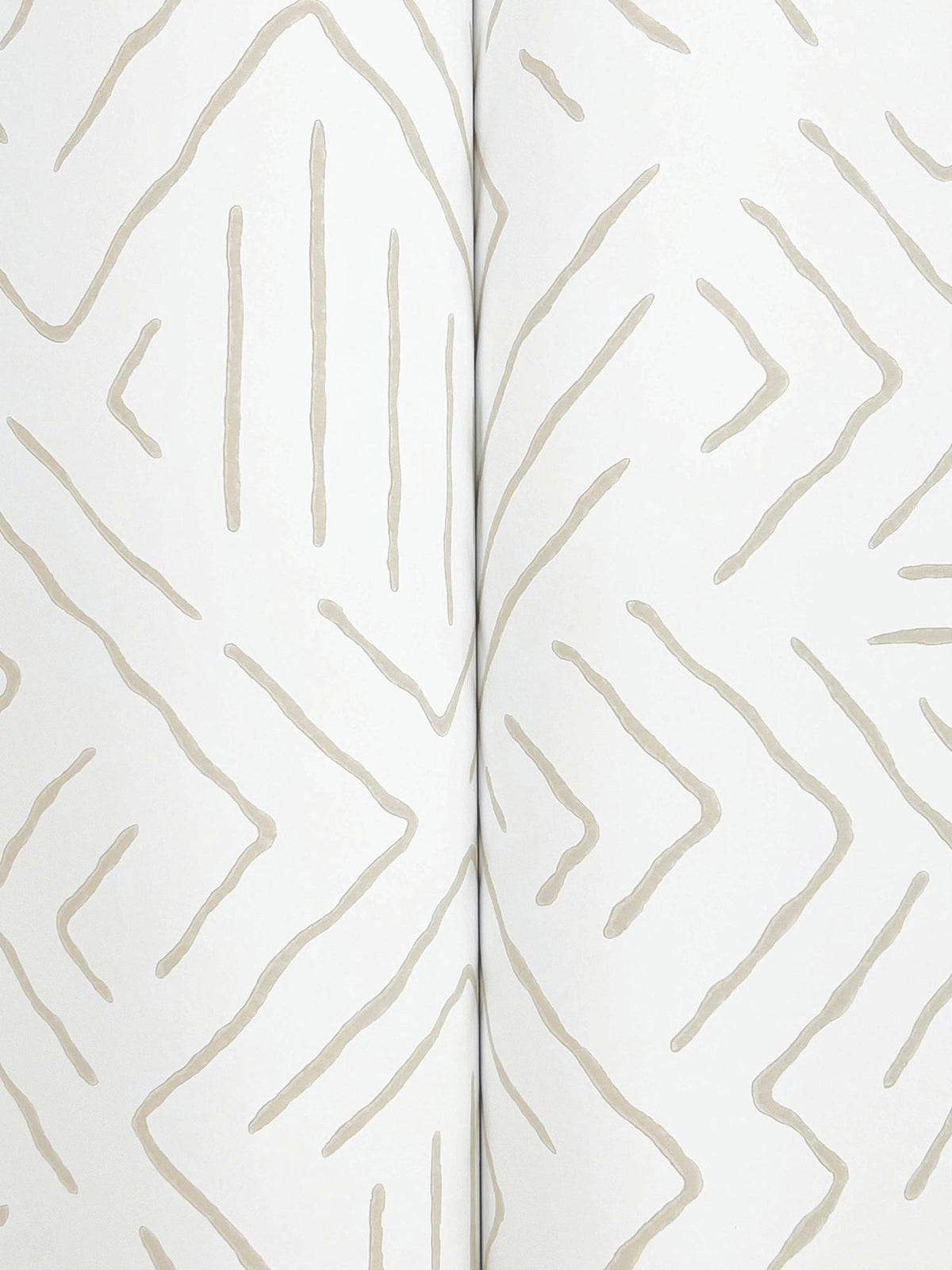 AB3085 Sirih Beige Artifacts Wallpaper by York Wallcoverings