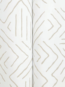 AB3085 Sirih Beige Artifacts Wallpaper by York Wallcoverings