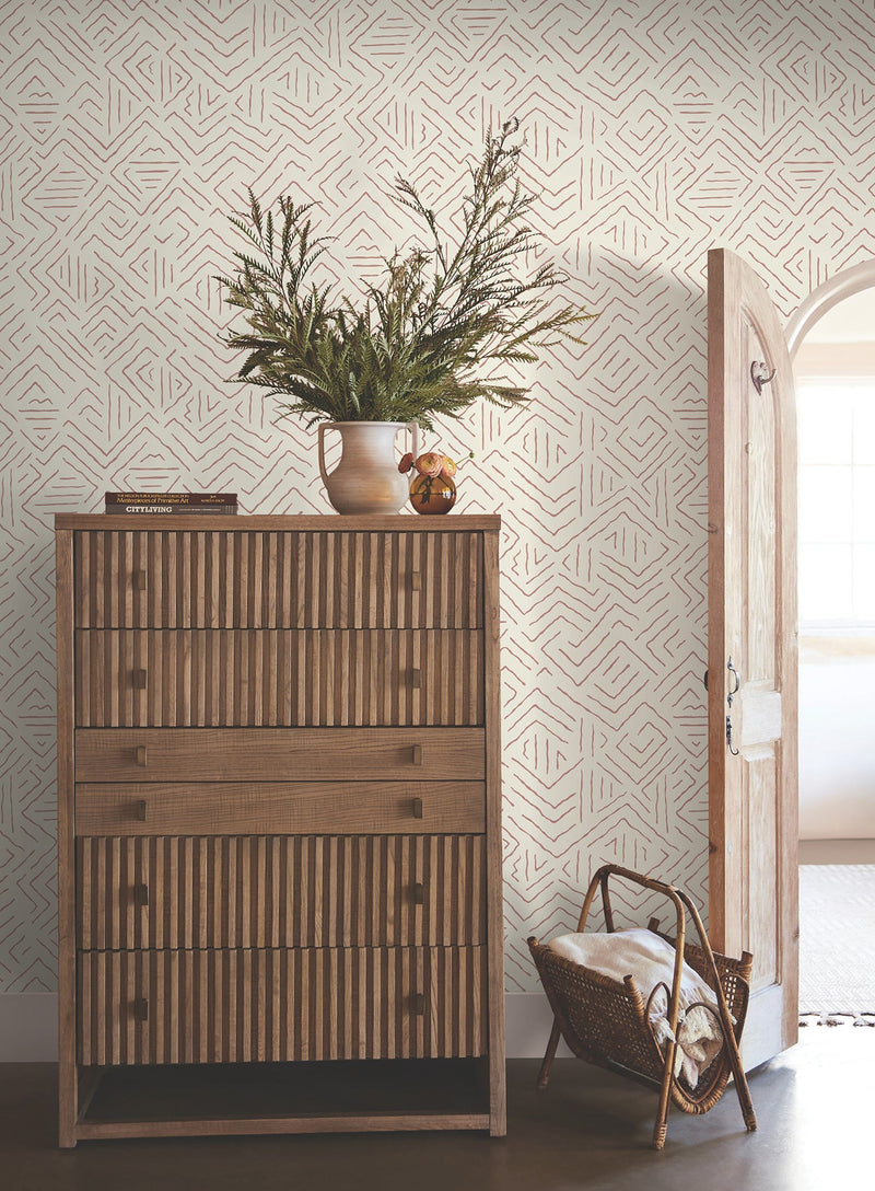 AB3086 Sirih Sedona Artifacts Wallpaper by York Wallcoverings