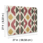 AB3091 Patan Ruby Artifacts Wallpaper by York Wallcoverings